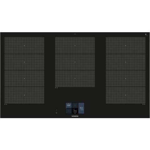 Siemens iQ700 EX975KXV1E, Zwart, Ingebouwd, 90 cm, Inductiekookplaat zones, 5 zone(s)