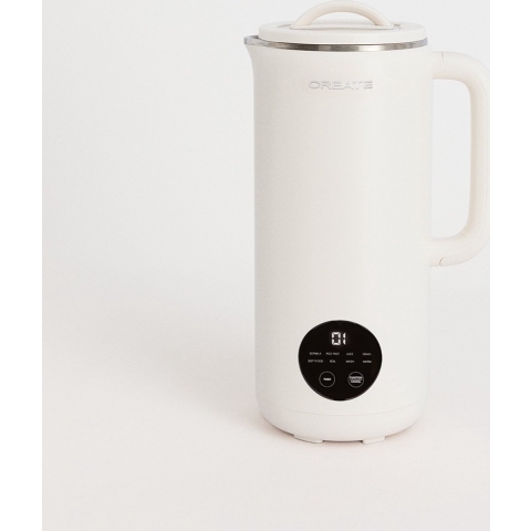 CREATE - Multifunctionele machine van 850 ml voor plantaardige melk - 6 automatische programma's - Timer 12 uur - Gebroken wit- VEGAN MILK MAKER STUDIO