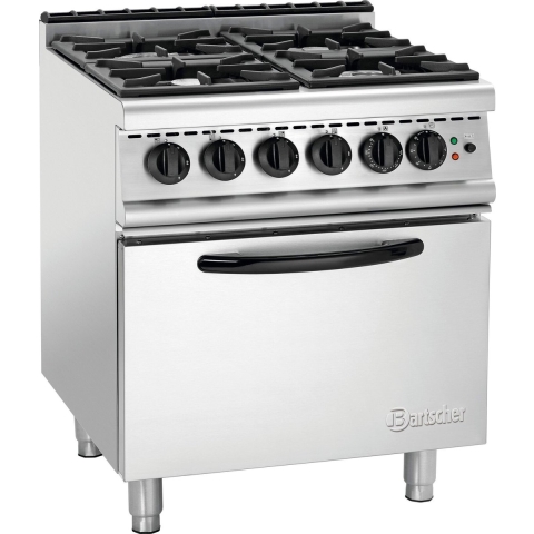4-Pits Gasfornuis - GHU 4110 - Bartscher 2819991 - Horeca & Professioneel