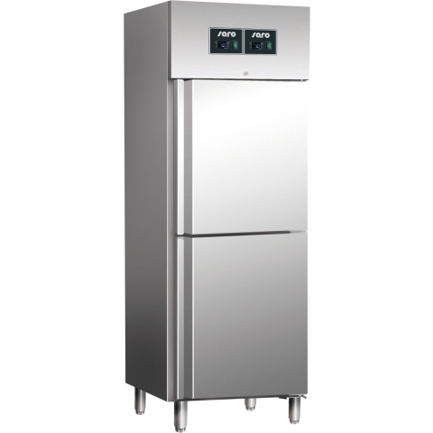 Koelvriescombinatie | RVS | 2x 129 liter | Saro | GN60DTV | 323-1220