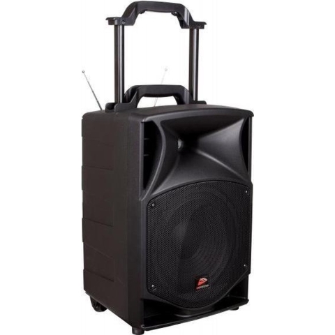 JB Systems PPA-101 Portable Speaker - Mobiele Speaker met 2 Draadloze Microfoons en Optionele Batterij