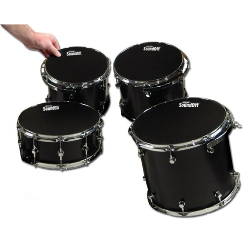 Evans SO-2346 Soundoff Standard Pack 12", 13", 14", 16" dempmatten set