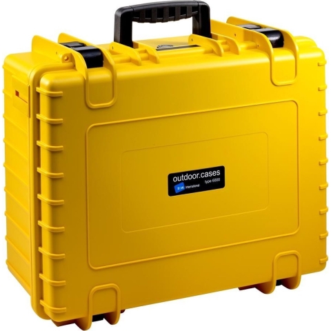B&W Type 6000 Hard case Geel