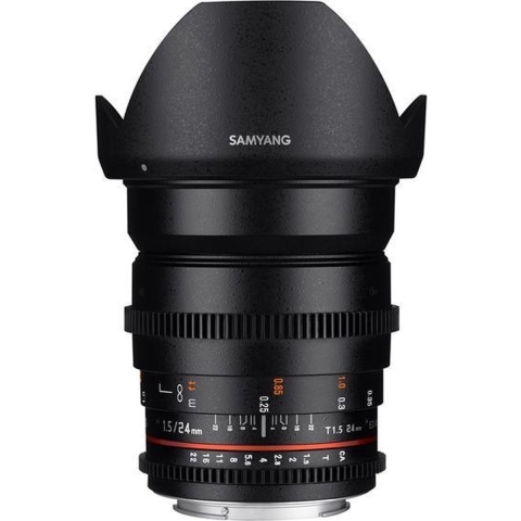 Samyang 24mm T1.5 VDSLR ED AS IF UMC II  MFT