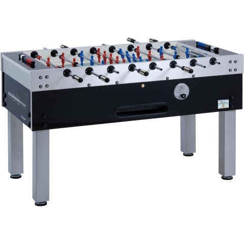 Garlando Voetbaltafel - Zwart - Grijs - Kickertafel - Voetbaltafel