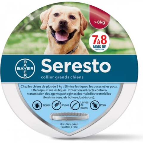 Seresto Vlooien En Tekenband - Grote Hond - >8 kg