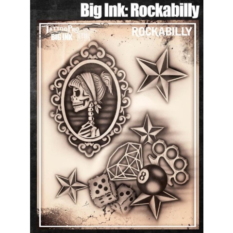 Wiser's Airbrush TattooPro Stencil – Big Ink - Rockabilly