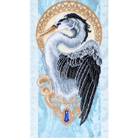 BORDUURPAKKET met kralen/parels - Sunny Bird - Zonnige Vogel - VDV