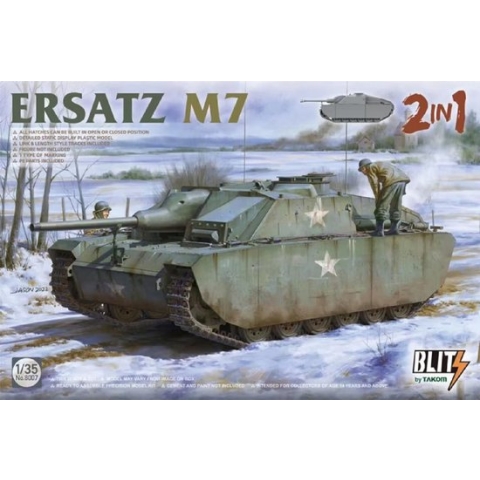 1:35 Takom 8007 Ersatz M7 - 2 in 1 Plastic Modelbouwpakket