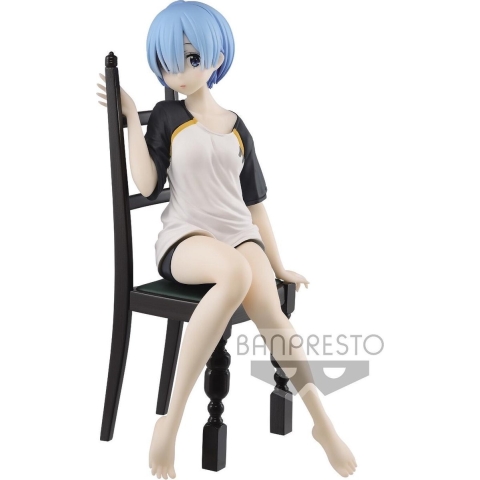 Re:Zero - Starting Life in Another World - Relax Time Rem T-Shirt ver. Figure 20cm