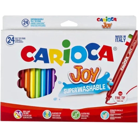 Viltstift carioca joy ass - 24 stuks