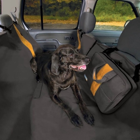 Kurgo Wander Hammock - autodeken - honden - beschermdeken - Zwart