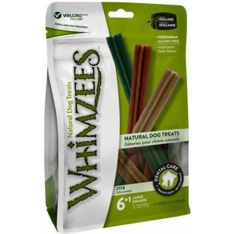 6x Whimzees Stix L 7 stuks