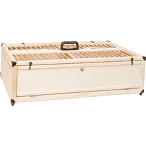 Opleermand hout 80x40x25 cm 2 vaks MP