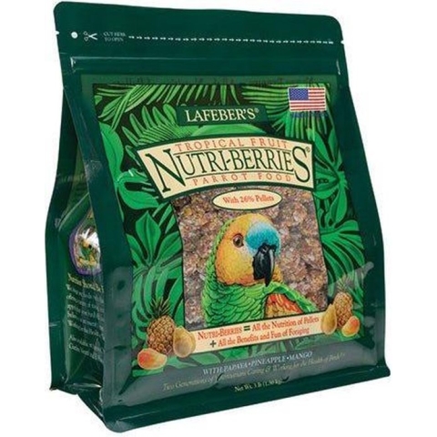 Lafeber Nutri-Berries Tropical Fruit - Papegaai 1,36 kg
