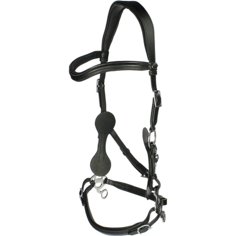 F.r.a. Hackamore Hoofdstel  Calli - Black - cob