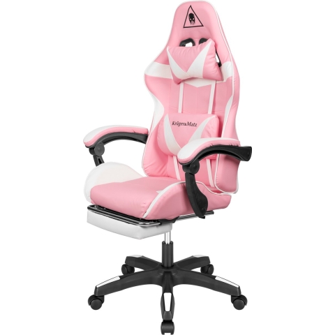 Krüger&Matz KM0790PIN - Warrior GX-150 gaming stoel, roze