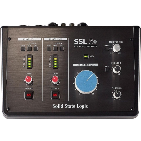 SSL SSL 2+ - Audio interface, 2 in 4 uit