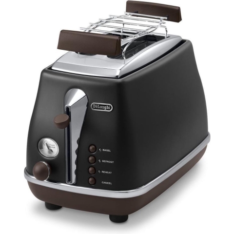 De'Longhi  Broodrooster Icona Vintage CTOV 2103.BK - Zwart