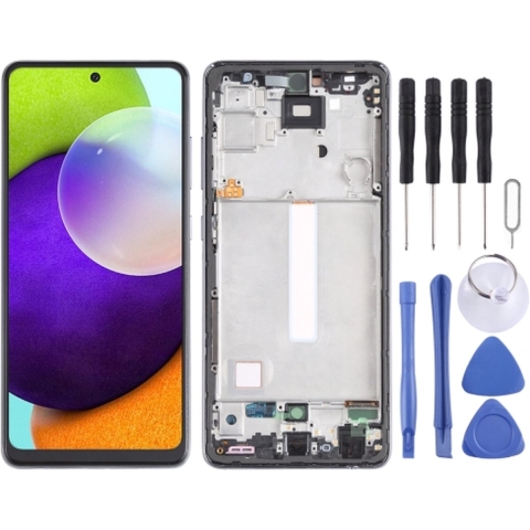 incell Materiaal LCD-scherm en Digitizer Volledige montage met frame voor Samsung Galaxy A52 SM-A525