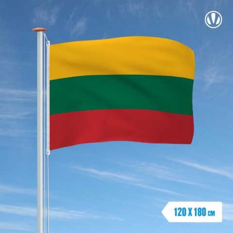 Vlag Litouwen 120x180cm