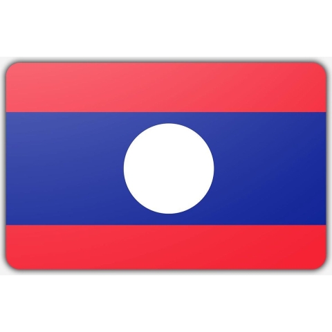 Vlag Laos - 150 x 225 cm - Polyester