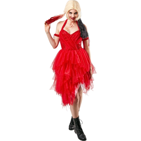 RUBIES FRANCE - Harley Quinn Rode Vrouwenjurk - Suicide Squad 2 - Large