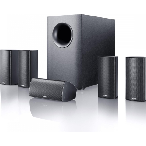 Canton Movie 265 - 5.1 Surround Systeem – Subwoofer met Satelliet Luidsprekers – Zwart