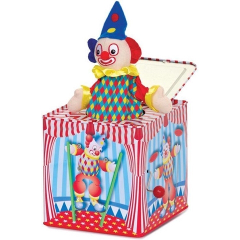 Jack in the box clown
