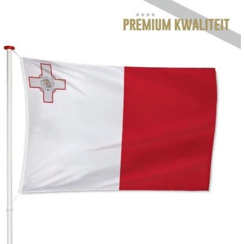 Maltese Vlag Malta 200x300cm - Kwaliteitsvlag - Geschikt voor buiten