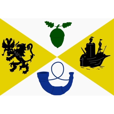 Vlag Assenede 150x225cm