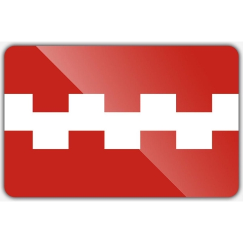 Vlag gemeente Buren - 150 x 225 cm - Polyester