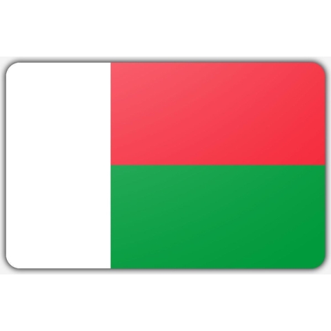 Vlag Madagaskar - 200 x 300 cm - Polyester