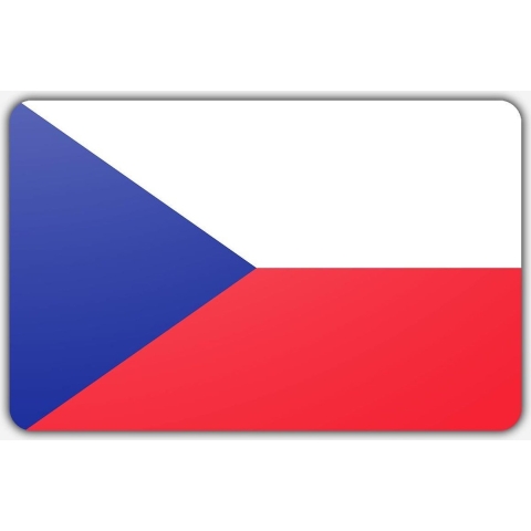 Vlag Tsjechië - 150 x 225 cm - Polyester