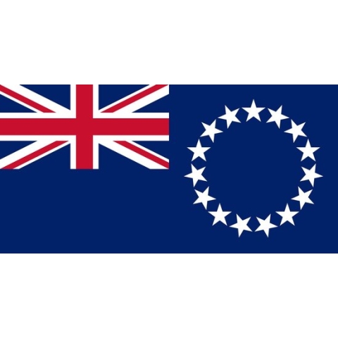 Vlag Cookeilanden 150x225cm