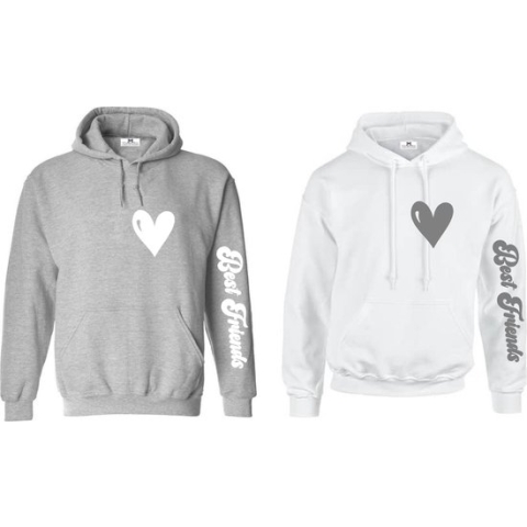 Hoodie set voor vriendinnen-vriendschap-Best Friends-Maat XXL