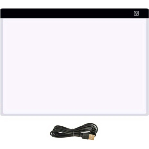 Lightpad - Diamond Painting - Lichtbak - Voor Tekenen - Voor Diamond Painting- Lichttafel - Tekentafel - A2 - A3 - A4 - A5 - Volwassenen - Kinderen - Dimbaar - Tekenbord
