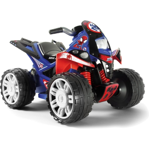 Injusa Spider-man The Beast Accuvoertuig Quad 12v Blauw/rood