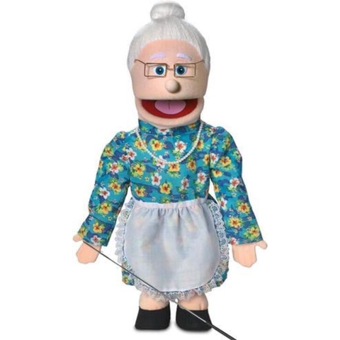 Handpop Grootmoeder Sillypuppets 25''