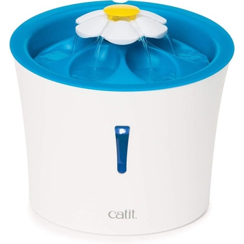 Cat-It Senses 3.0 Flower - Drinkfontein Kat - Wit/Blauw - 3 L