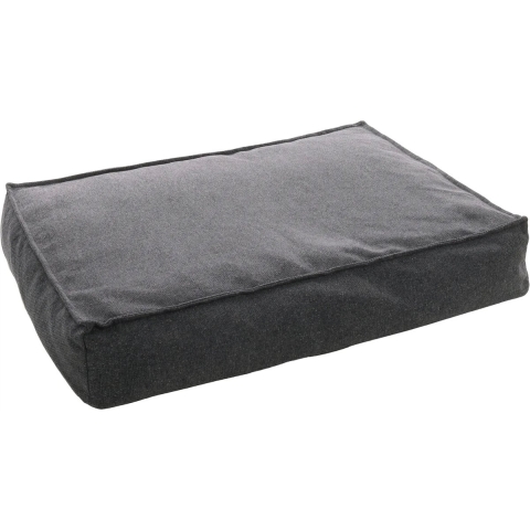 Flamingo - First Class Selection - Avalon - Orthopedisch Hondenkussen Donkergrijs Rechthoekig - 100x70x18CM - Memory Foam, Antislip Bodem EnAfneembare Hoes