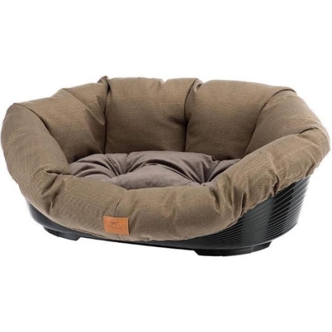 Ferplast Hond- En Kattenmand Sofa Tweed 52 X 39 X 21 Cm Fluweel