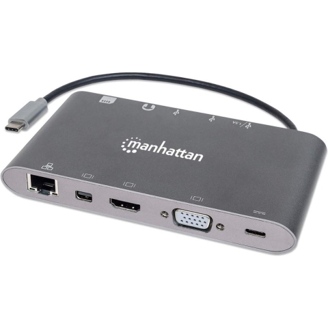 Manhattan neu Laptopdockingstation Geschikt voor merk: Universeel Incl. laadfunctie