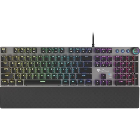 GENESIS Thor 380 RGB toetsenbord USB QWERTY Engels Zwart