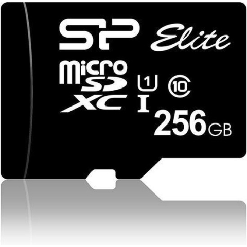 Micro SD Memory Card with Adaptor Silicon Power SP256GBSTXBU1V10SP