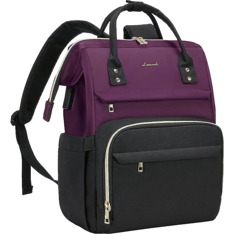Rugzak Voor Dames Laptop Rugzak 15,6/17 Inch Met Laptopvak, Laptop Backpack Women Rucksack Damen, Grote Rugzakken Voor Zaken Reizen Werk Universiteit