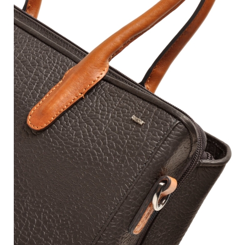 Berba Dames Leren Laptoptas 15.6 inch Chamonix 125-779 Chocolate
