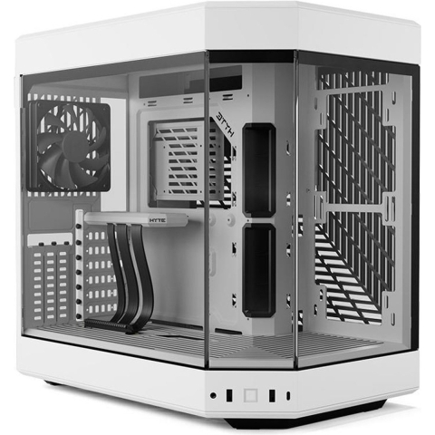 HYTE Y60 Snow White Edition - Midi Tower ATX, EATX, ITX, micro ATX - 2x usb A - 1x usb C - wit