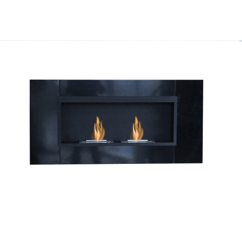 Design4alleZ sfeerhaard 110x54x14cm - Zwart