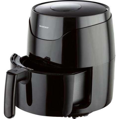 Silvercrest Digitale Heteluchtfriteuse - Ideaal voor frituren zonder extra olie of vet - Vermogen: 1400 W - Inhoud: max. 2,2 L - LED-touchscreen - Temperatuurinstelling van 80-200 °C